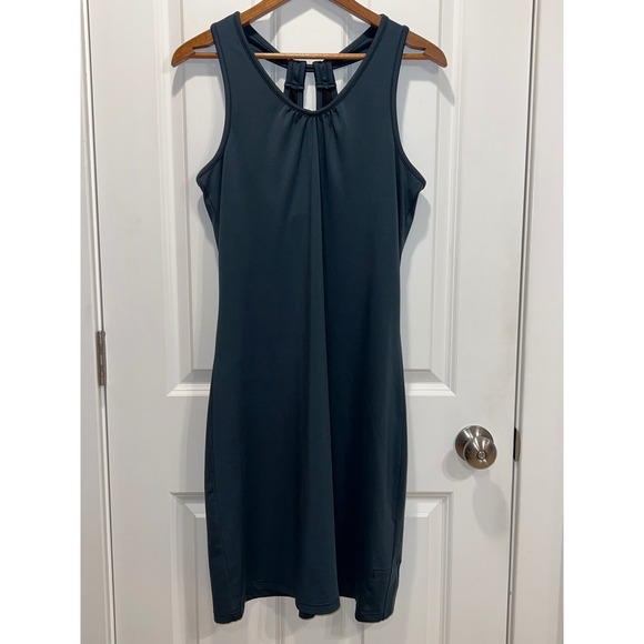 Title nine Dresses & Skirts - Title Nine Womens Athletic Dress Teal Blue Built In Shelf Bra Racerback Size M